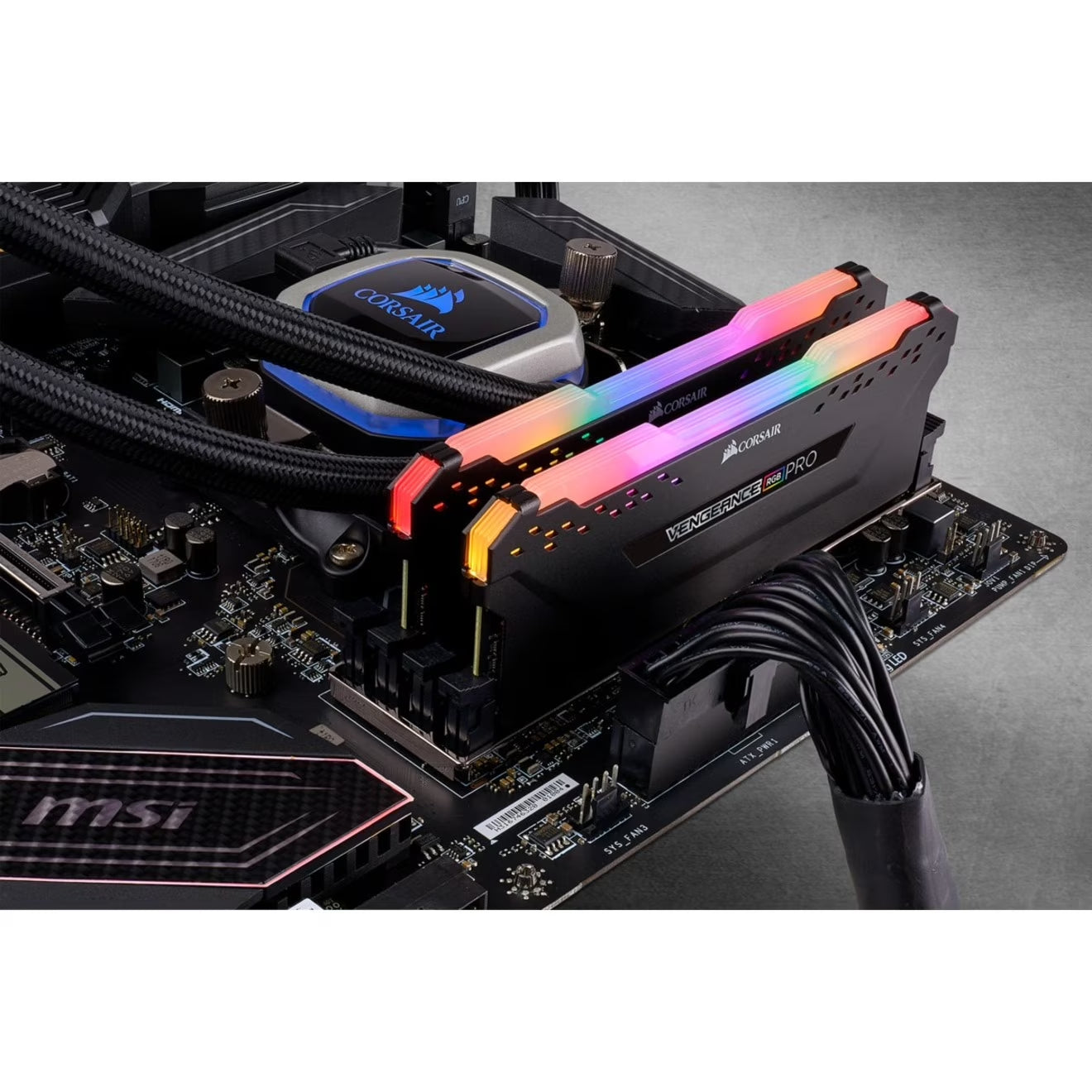 Vengeance RGB Pro 32GB (2 X 16GB) 288-Pin PC RAM DDR4 3200 (PC4 25600) Intel XMP 2.0 Desktop Memory Model CMW32GX4M2E3200C16